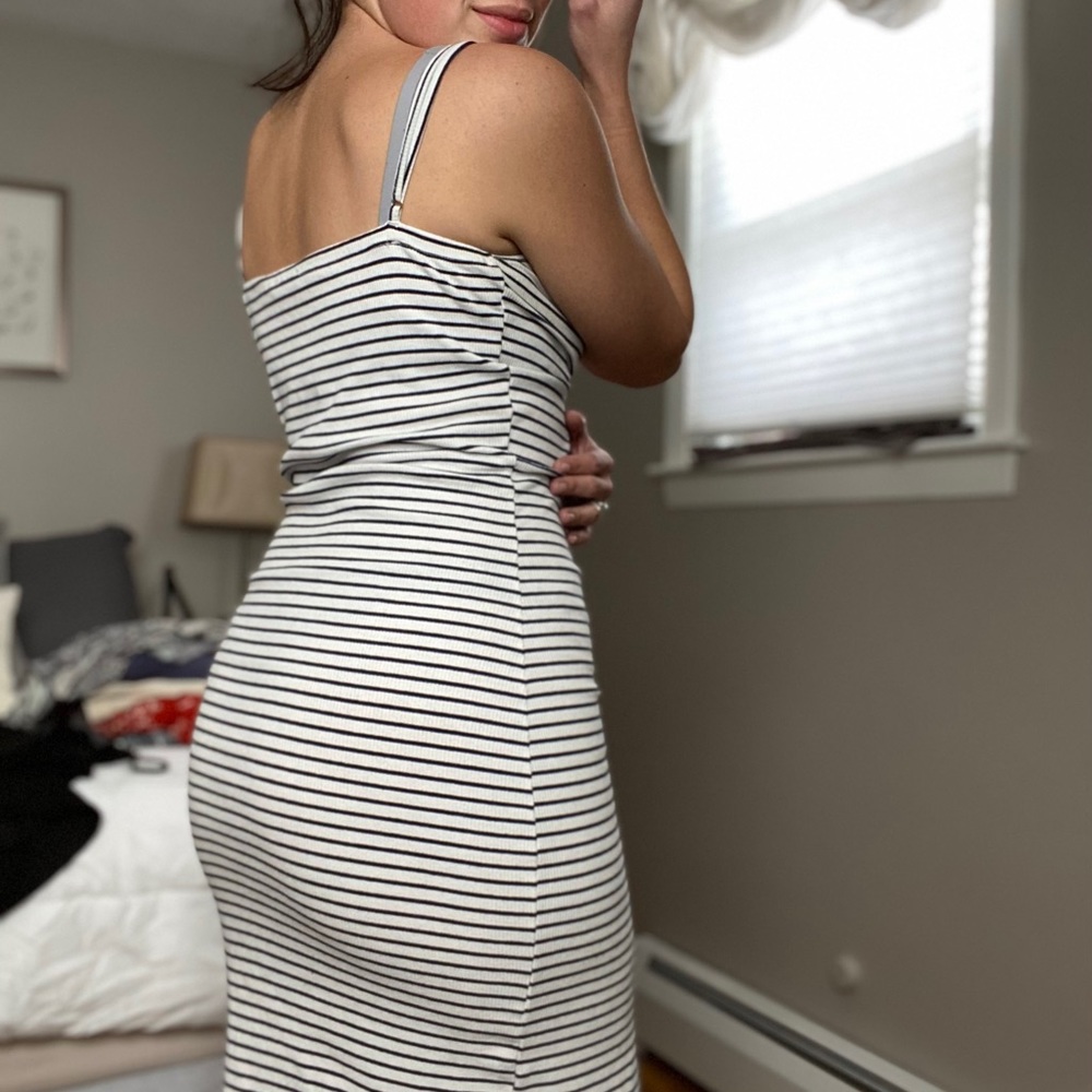 Fashion Nova Stripe Knit Dress